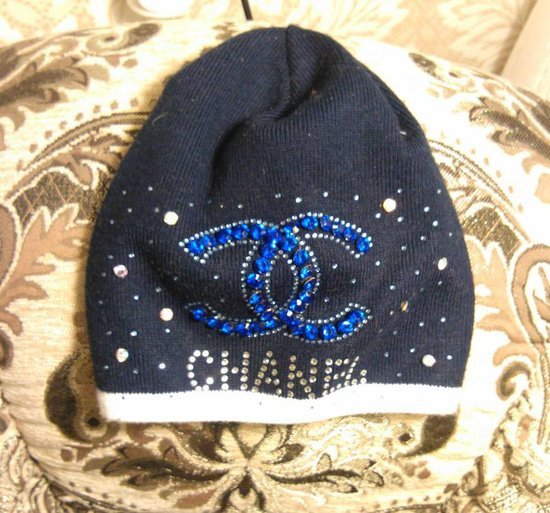 Chanel kepurė mėlyna
