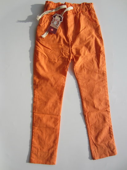 Kelnytės plonos, oranžinės, 122cm 