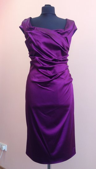 Violetinė proginė suknelė Nr. 17