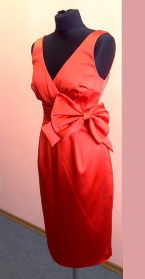 Ryški oranžinė suknelė Nr. 26