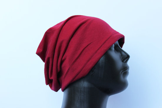 Nauja beanie plono trikotažo raudona kepurė