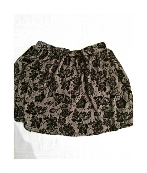 Vintage dark floral skirt / Retro sijonas