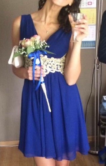 Tobula mėlyna indigo suknelė 