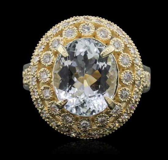 Prabangus aukso žiedas su deimantais
