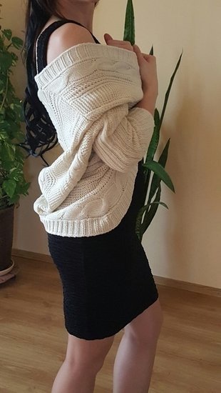 Vilnonis megztinis kardiganas