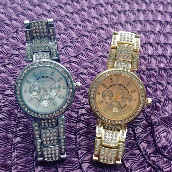 MK auksinis ir sidabrinis laikrodis