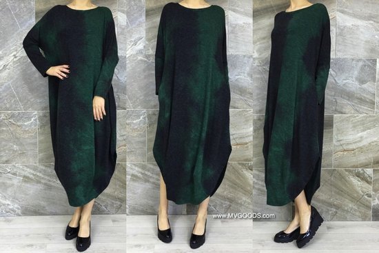 Stilinga suknelė „Green&black Leise“