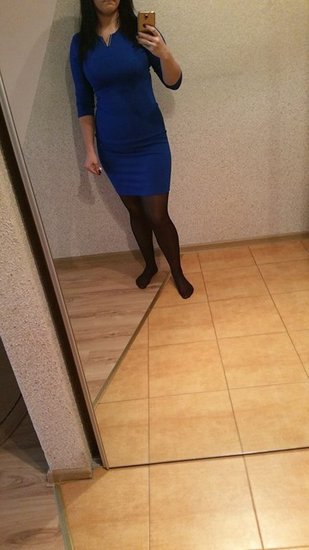 Graži mėlyna suknelė