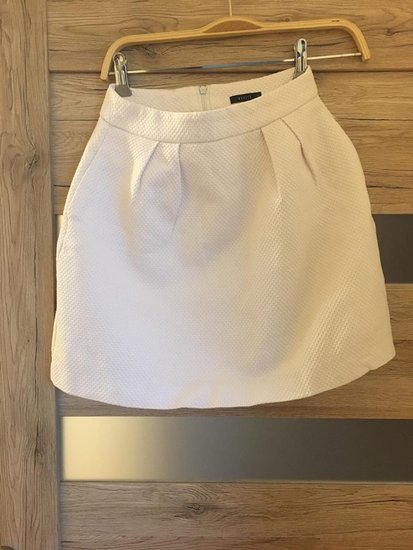 Baltas mohito sijonas