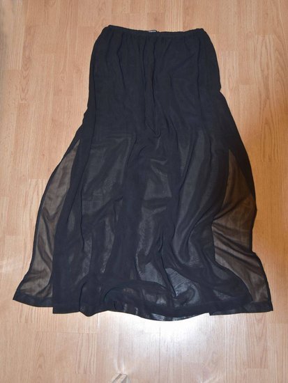 Juodas ilgas sijonas