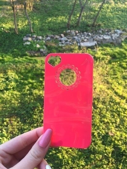 Iphone 4/4s rožinis dėklas