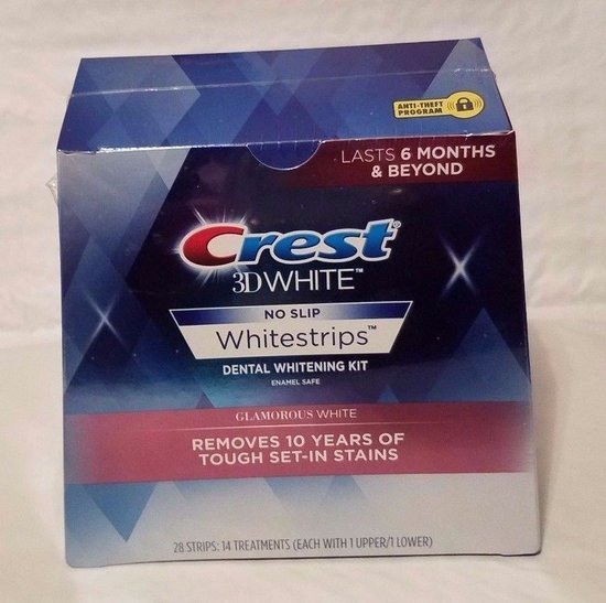 Crest 3D White Glamorous White juosteles