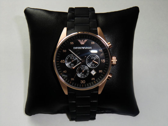 Emporio Armani kokybiškas laikrodis su garantija