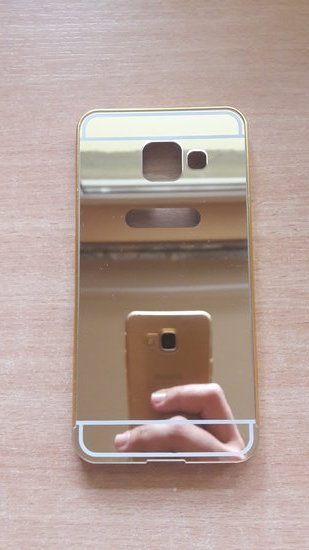 Naujas veidrodinis aukso spalvos dėklas telefonui