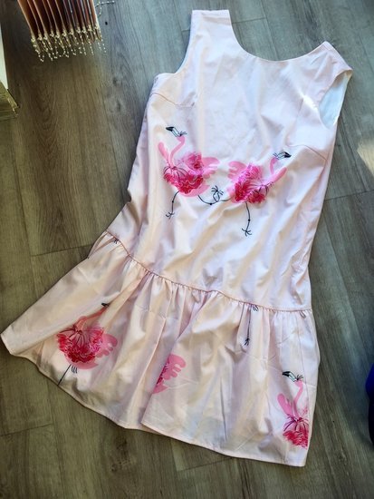 SHEIN suknelė su flamingais