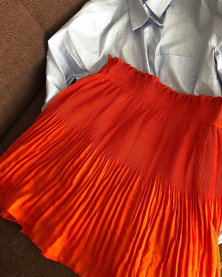 Hm oranžinis sijonas