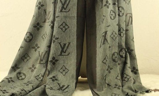Louis Vuitton pilkas šiltas šalikas