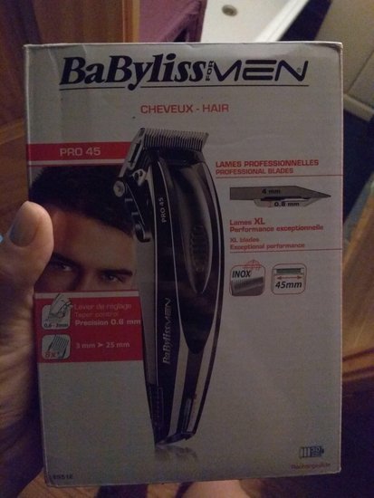 Nauja Babyliss for Men plaukų kirpimo mašinėlė