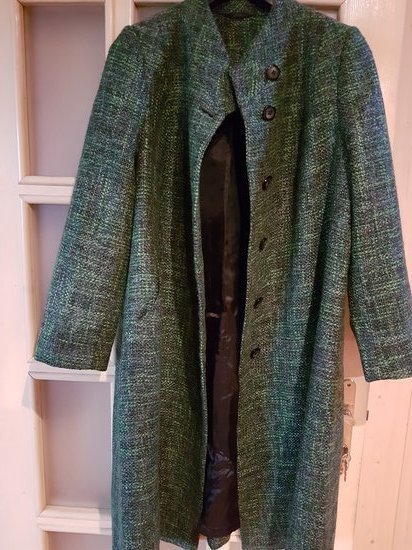 Žalias paltas pavasariui 52 dydis