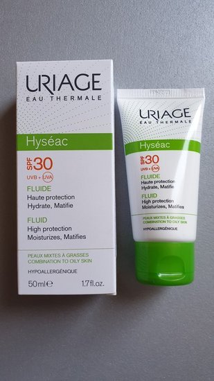 Uriage Hyseac apsauginė emulsija SPF 30