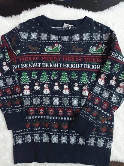 Naujas NEXT kalėdinis megztinis berniukui