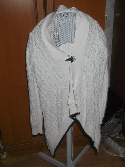 medvilnė kardigan megztinis