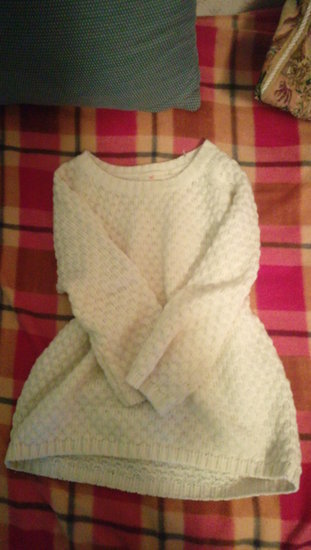 originalus baltas lindex megztinis