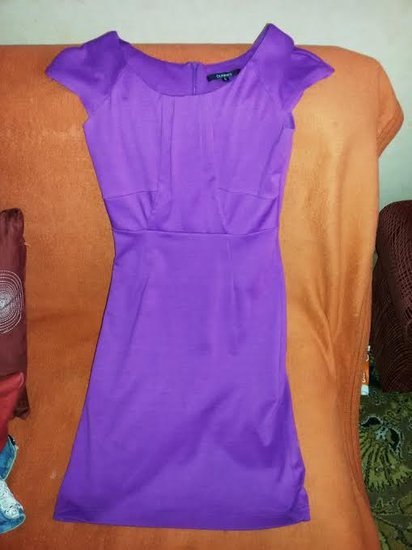 violetine pasakiska suknele