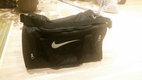 Naujas Nike juodas sportinis krepšys / tašė