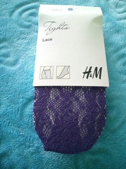 H&M violetinės pėdkelnės