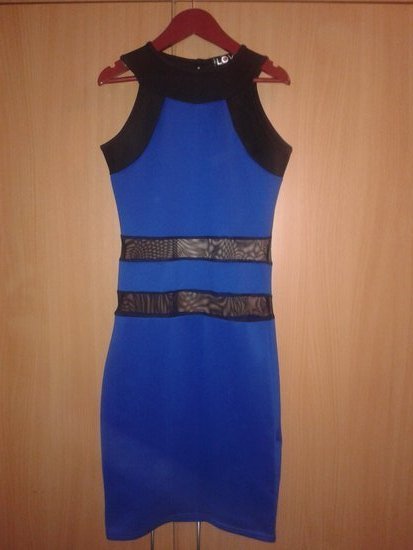 Madinga mėlyna suknelė