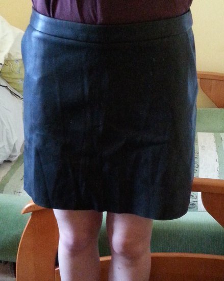 Nenešiotas promod odinis mini sijonas