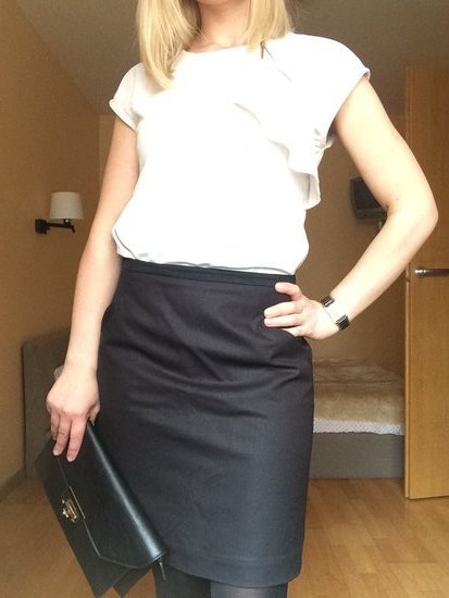 Klasikinis juodas sijonas H&M