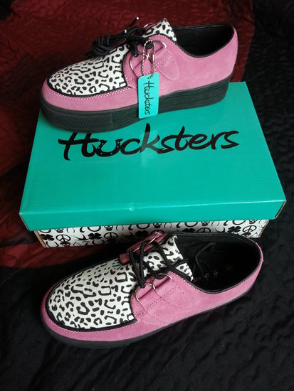 Hucksters roziniai batai