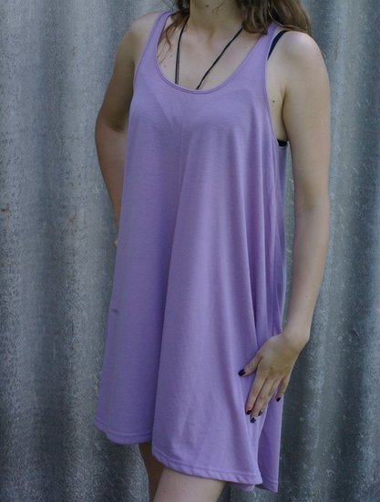 Violetinė H&M suknelė