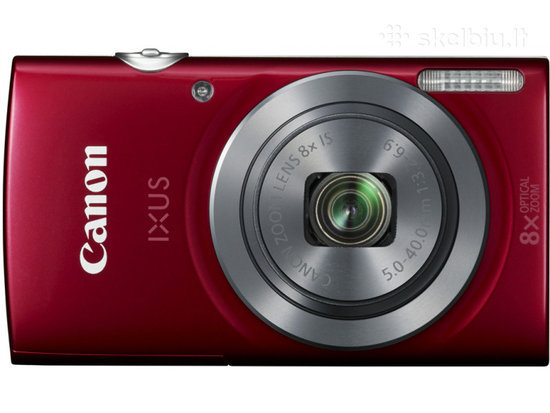 Fotoaparatas Canon Ixus 165 raudonas