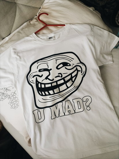 Balto Meme U mad Bro Marškinėliai