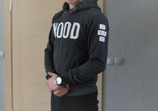 Naujas vyriškas džemperis Hood