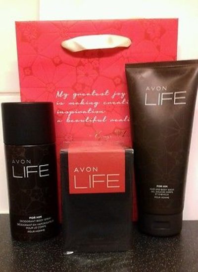 Life rinkinys:kvepalai,dezodorantas,šampūnas,želė