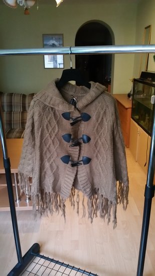 rudas megztinis bolero