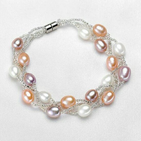 Apyranke su tikrais gėlavandenių perlais