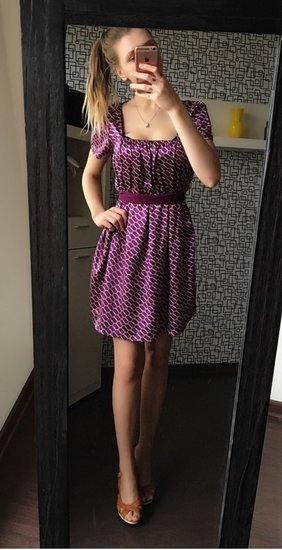 graži vasariska violetine rastuota suknele