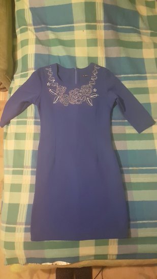 Rojal blue suknelė