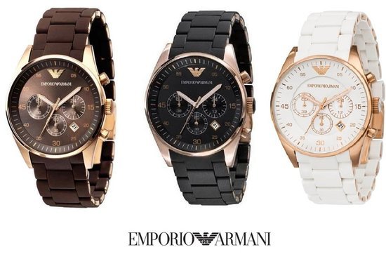 Stilingi Emporio Armani laikrodžiai su garantija