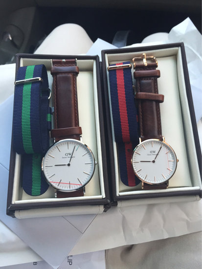 DW naujas laikrodis su dviem apyrankėm