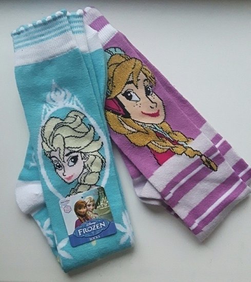 Elsa ir Anna Frozen kojinės