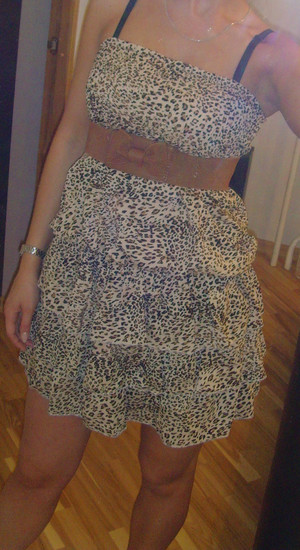 Suknelė tigro imitacija:)