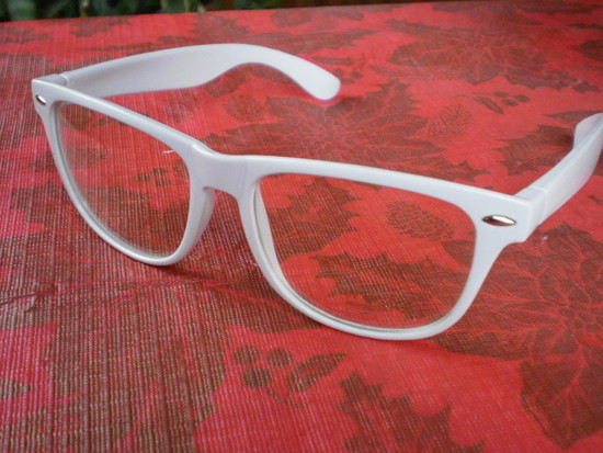 Wayfarer nauji balti akiniai