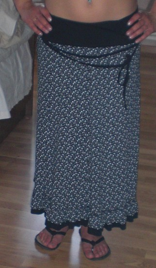 ilgas moteriskas sijonas
