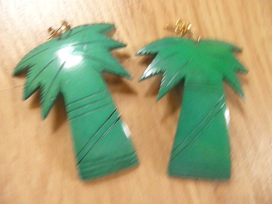 auskarai palmes
